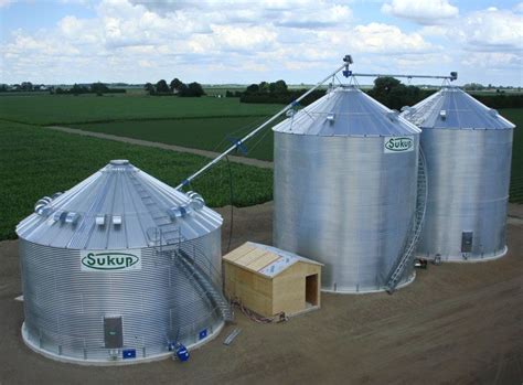 Sukup Grain Bins And Shivvers Drying System Built By Devolder Farms