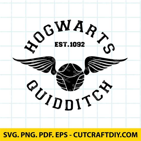 Hogwarts Quidditch Svg Harry Potter Svg Wizard Svg