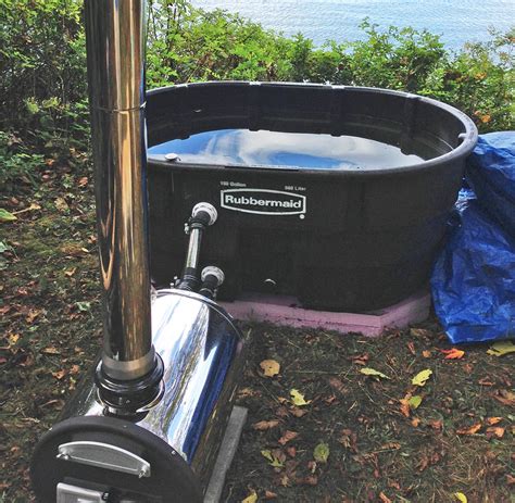 You'd need to find the right type of tank first and then a few modifications are in place. Chofu Heater for Plastic Stock Tank Package - Island Hot Tub