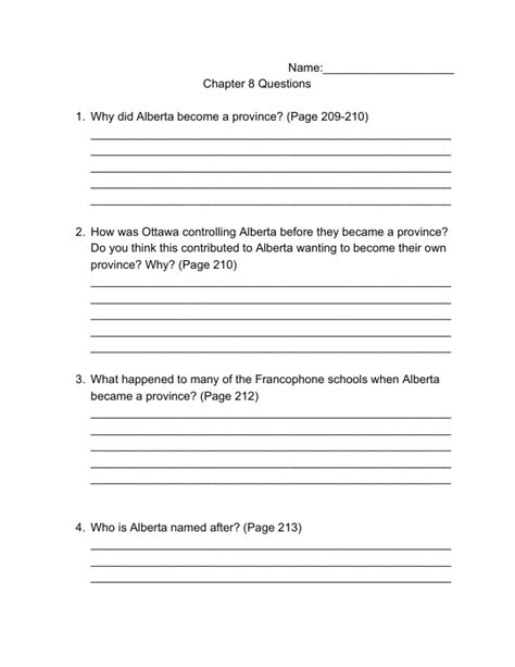 Chapter 8 Questions Grade 4 Social By Teachingfourth · Ninja Plans