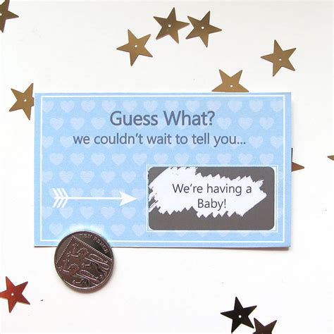 Guess What Personalised Scratchcard By Sarah Hurley