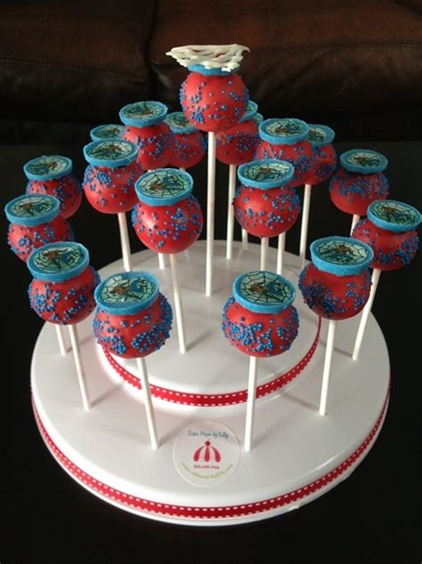 You may be old, but for an eighty year old you are pretty bold. Cake Pops - Spiderman cake pops for a 3 year old boy's ...