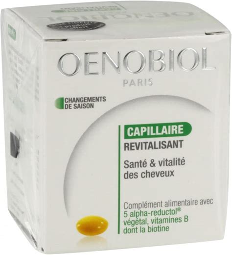 Jp Oenobiol Capillaire Revitalisant 60 Capsules ドラッグストア
