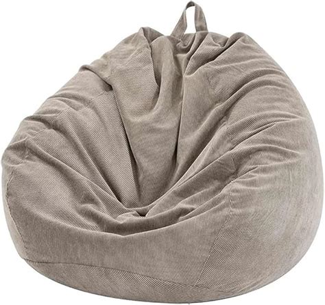Bean Bag Chair Cover Sturdy Zipper Beanbag Case Washable Premium Soft