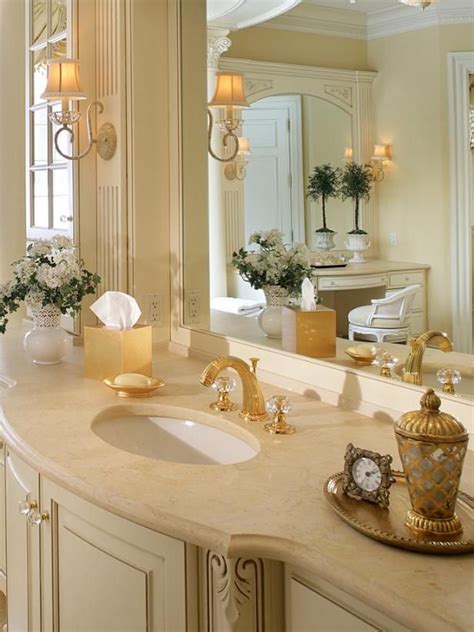 Romantic Gold Faucet Romantic Bathrooms Elegant Bathroom Master