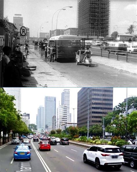 Jl Thamrin Jakarta 1970 2017 Sejarah Indonesia Fotografi