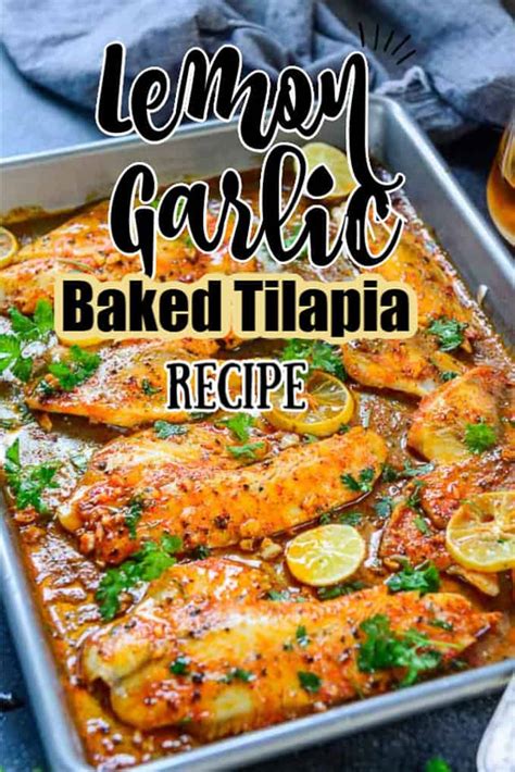 Arrange lemon slices in between the fillets. Lemon Garlic Baked Tilapia Recipe (Step by Step + Video ...