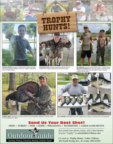 8620 Trophy Hunts Send Us Your Best Shot The Labor Tribune