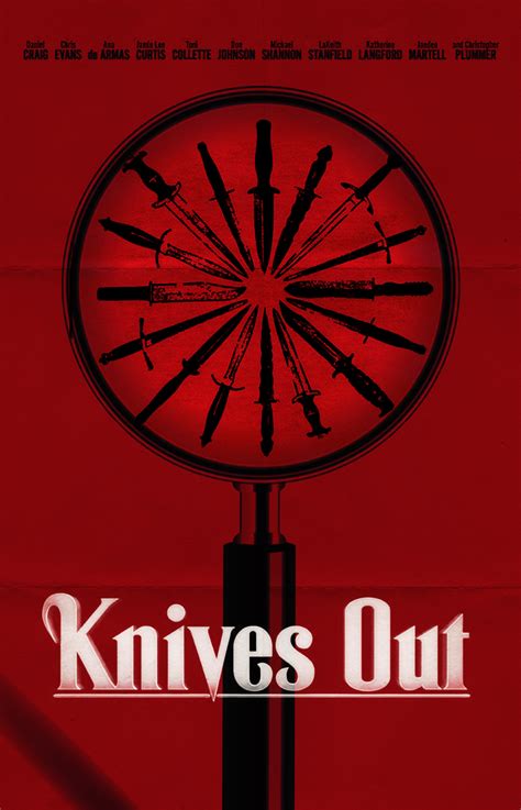 Are you ready to draw your knives out? Knives Out | Poster artwork, Movie posters, Movie art