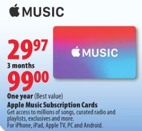 Jun 11, 2021 · london drugs is an official apple authorized reseller and has retail stores in b.c., alberta, saskatchewan and manitoba. Apple Stores Selling Apple Music Gift Cards, 12 Months for $99 CAD u | iPhone in Canada Blog