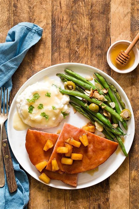 Check spelling or type a new query. Honey Glazed Ham Steak Dinner For Two - Homemade In The ...