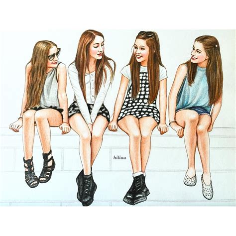 Pin By Ariana Sanchez On Squad Best Friend Drawings Drawings Of Friends Bff Drawings