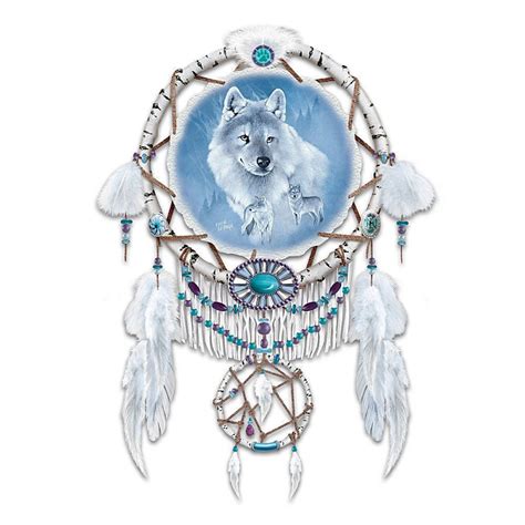 Unique Wolf Native American Style Dream Catcher Wall Decor New Ebay