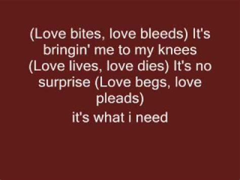 Check spelling or type a new query. love bites lyrics by def leppard - YouTube