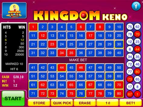 Playing online doesn't dim the bright vegas lights; App Shopper: Kingdom Keno - Video Keno Casino Game (Games)
