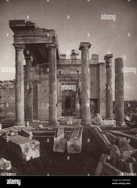 William James Stillman The Acropolis Of Athens Plate 20 1869 1870