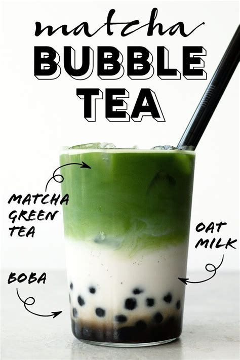Matcha Milk Matcha Tea Matcha Green Tea Bubble Tea Boba Tea Recipe