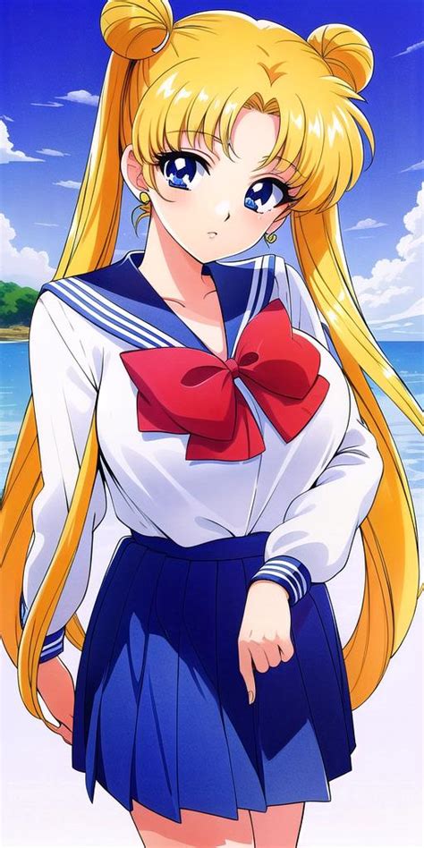 Ai Art Lora Model Usagi Tsukino Fanart Sailor Moon Pixai Anime Sexiezpix Web Porn