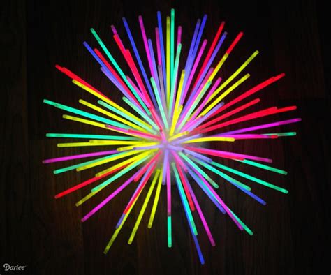 Today I Thought Id Share A Fun Diy Glow Stick Centerpiece That I Bet