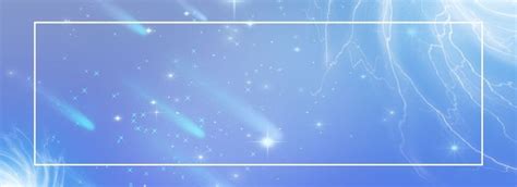 Fantasy Blue Nebula Background Youtube Banner