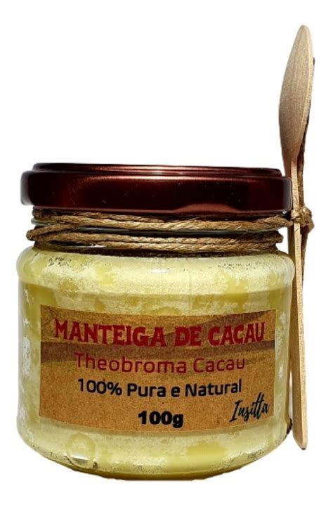 Manteiga De Cacau Premium Da Amazônia 100 Pura 100g Parcelamento Sem Juros
