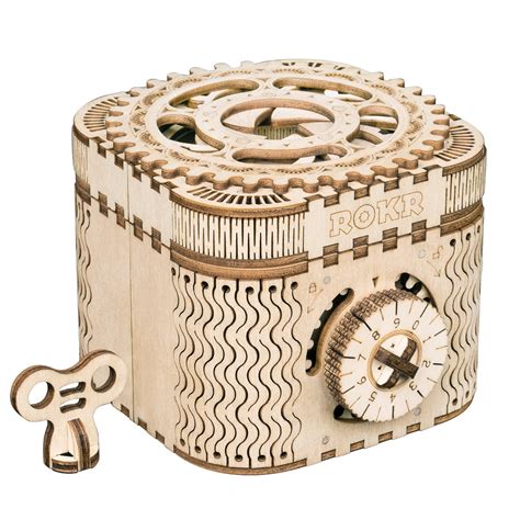 Rokr Puzzle Box 3d Wooden Puzzle Model Kits Birthday T For Adults