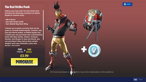 Battle royale, creative, and save the world. Fortnite's Red Strike Pack is now available in the Store ...