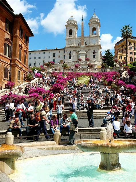 Piazza Di Spagna Spanish Steps Rome Italy European Vacation Italy
