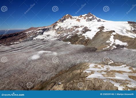Aerial View Of Mount Garibaldi A Volcano In British Columbia Canada