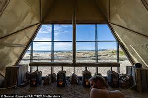 Inside The Worlds Largest Public Sauna In Norway At Sandhornøya Bodø