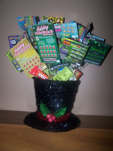 Lottery Ticket Basket I Made This For A Fundraiser Raffle Lottery