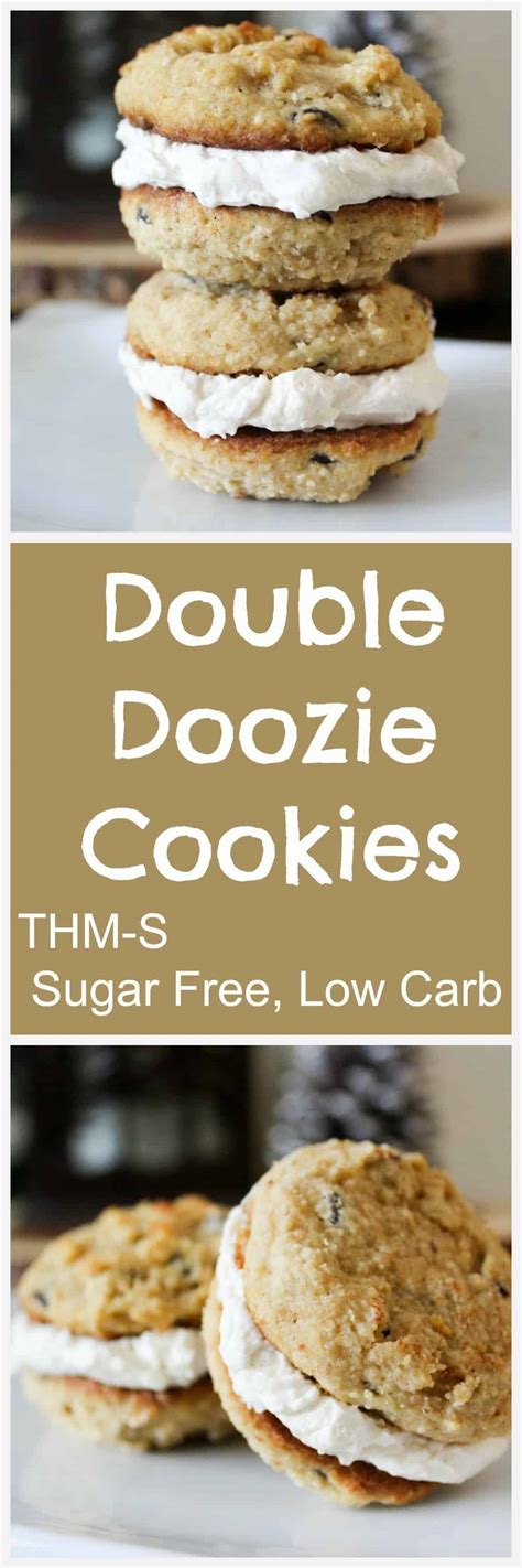 When we started low carb lifestyle, i guess this was one of my first sweet treat i wanted to make. Double Doozie Cookies {THM-S, Sugar Free, Low Carb} | My ...