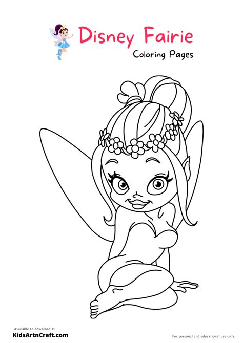 Disney Fairies Coloring Pages For Kids Free Printables Kids Art And Craft