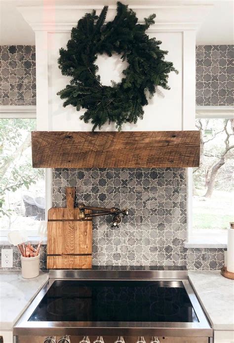 With a blue fig custom range hood, you will be adding a stunning focal point to your kitchen design. Modern Farmhouse kitchen. Box/square vent hood, wood vent ...