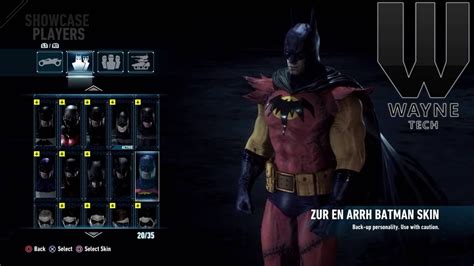 Batman Arkham Knight All Skins Youtube