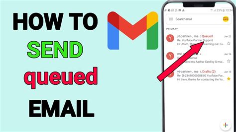 How To Fix Gmail Queued Email How To Send Queued Mail In Gmail Youtube