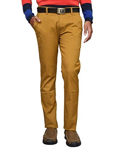 Buy American Noti Stretchabel Khakhi Cotton Lycra Chinos Men S Trouser