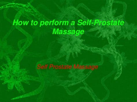 Milk Prostate Massage Telegraph