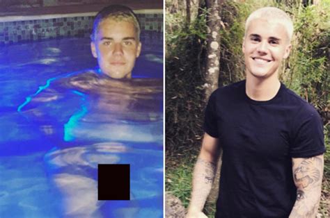 Justin Bieber Confuses Fans With Naked Skinny Dipping Pool Snap Daily Star