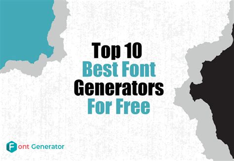 10 Best Font Generators For Free In 2023