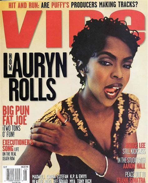 Vibe Magazine Covers That Perfectly Define The S Vibe Magazine Lauryn Hill Magazine Cover
