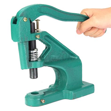 Manual Hand Press Snap Pressing Punch Machine Clamp Snap Tool Metal