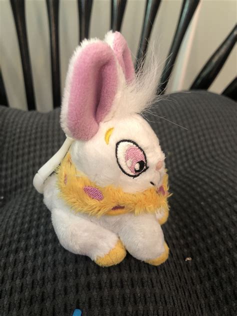 Neopets Neopet Mini Yellow Cybunny Bunny Rabbit Plush Plushie Clip