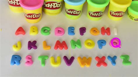 Play And Learn English Alphabets With Play Doh For Children Abc For