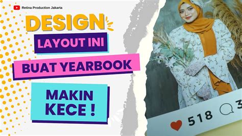 desain layout buku tahunan sekolah yearbook design youtube