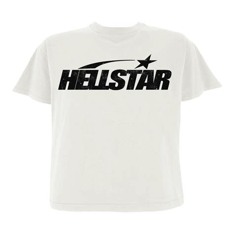 Hellstar Studios Classic Short Sleeve Tee Shirt Cream Origins Nyc