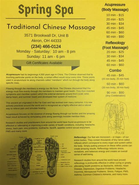 Spring Spa Traditional Chinese Massage