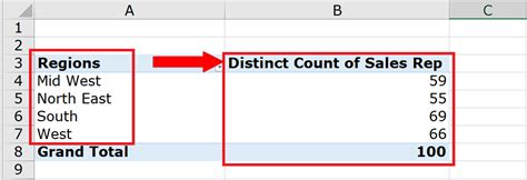 How To Count Distinct Values Of Pivot Table In Excel Spreadcheaters