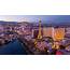 4K  Las Vegas Boulevard City Skyline Day To Night Sunset Emerics