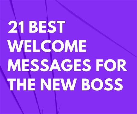 Our team would like to welcome you here in our office. 50 Best Welcome Messages for the New Boss | FutureofWorking.com